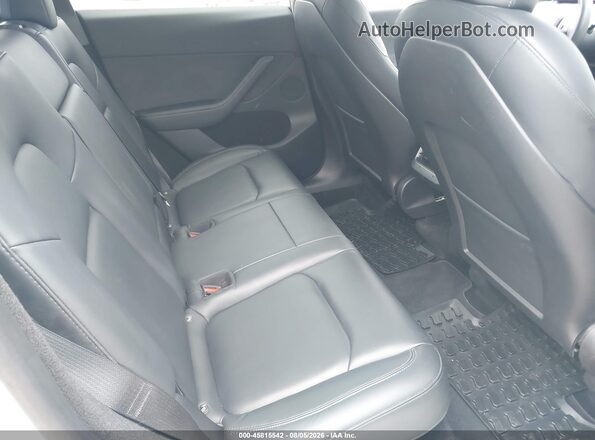 7SAYGDEE0PA024918 2023 TESLA MODEL Y White VIN კოდის სტიკერის ხედი
