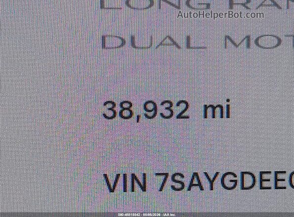 7SAYGDEE0PA024918 2023 TESLA MODEL Y White 