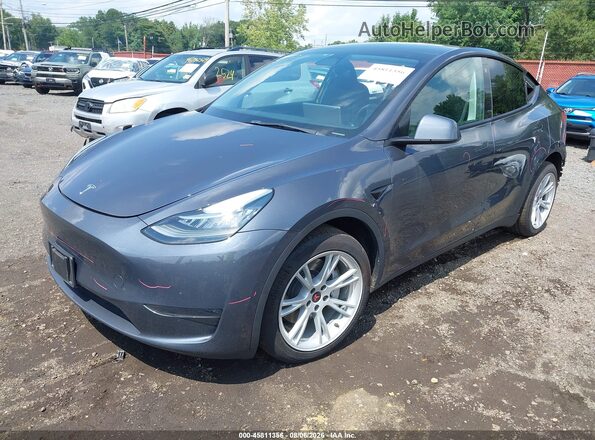 7SAYGDEE0PA045171 2023 TESLA MODEL Y Серый Передняя левая четверть