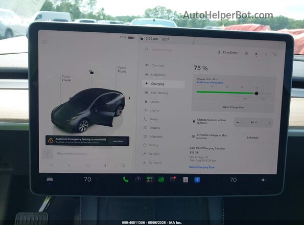 7SAYGDEE0PA045171 2023 TESLA MODEL Y Серый 