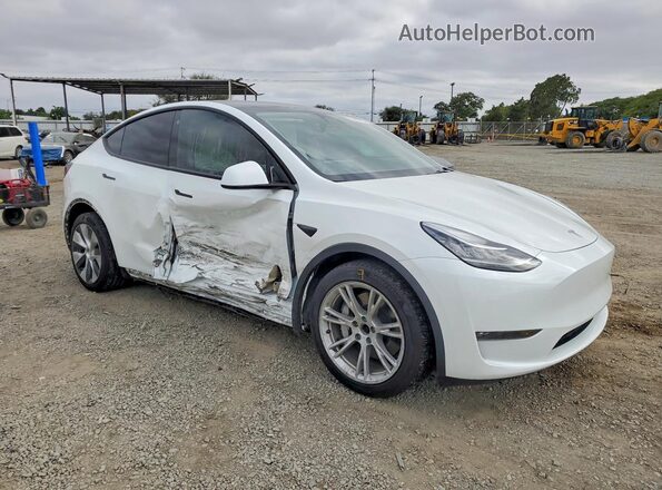 7SAYGDEE0PF611963 2023 TESLA MODEL White უკანა სავარძლების ხედი