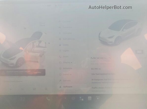 7SAYGDEE0PF611963 2023 TESLA MODEL White 