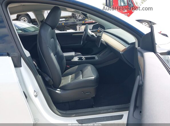 7SAYGDEE0PF691006 2023 TESLA MODEL Y White Սալոնի դիմացի տեսք