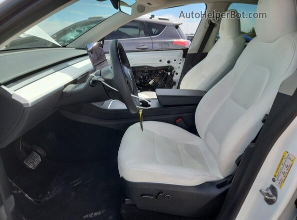 7SAYGDEE0PF839980 2023 TESLA MODEL White Սալոնի դիմացի տեսք