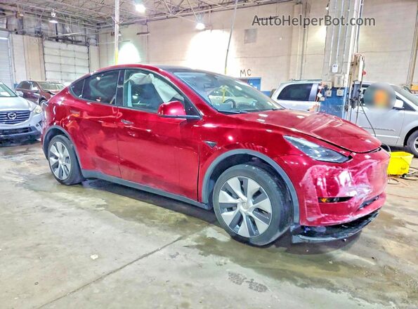 7SAYGDEE0RA283296 2024 TESLA MODEL Red წინა მარჯვენა