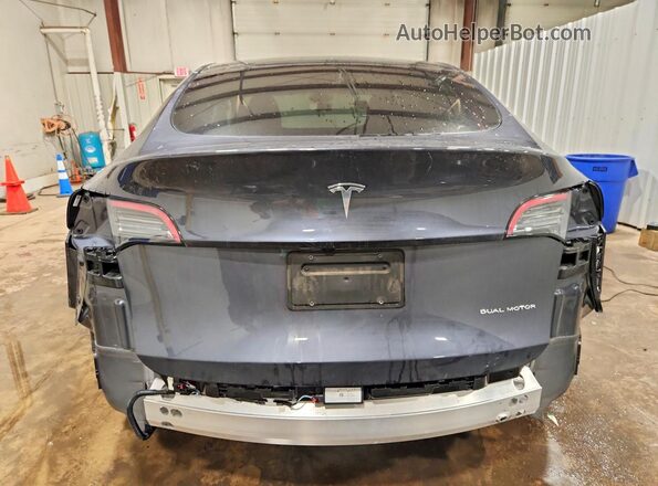 7SAYGDEE0SA352137 2025 TESLA MODEL Gray Вид ззаду