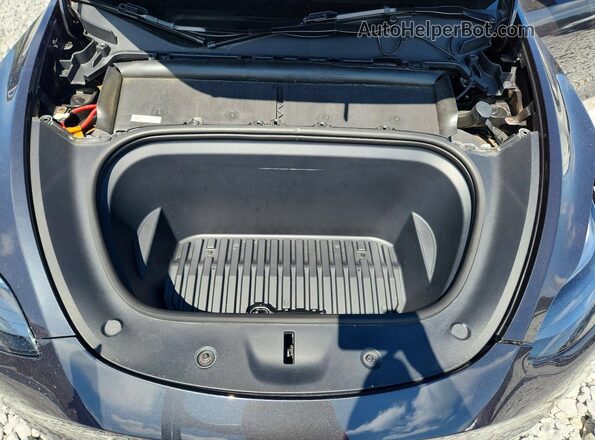 7SAYGDEE0SF298910 2025 TESLA MODEL Gray Սալոնի հետևի տեսք