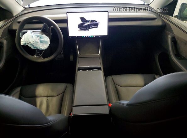 7SAYGDEE0TA431230 2026 TESLA MODEL Charcoal Առջևի վահանակի տեսք