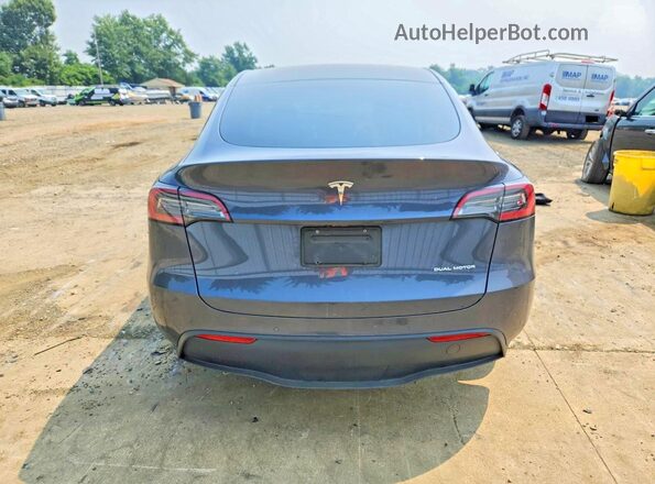 7SAYGDEE1NA016940 2022 TESLA MODEL Gray Հետևի տեսք