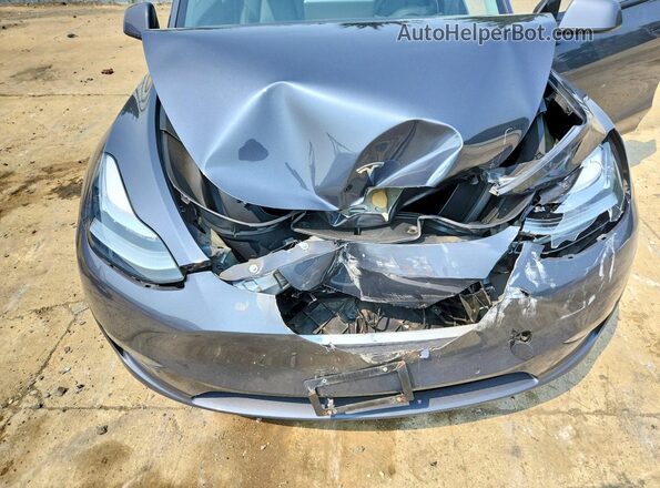 7SAYGDEE1NA016940 2022 TESLA MODEL Gray Սալոնի հետևի տեսք