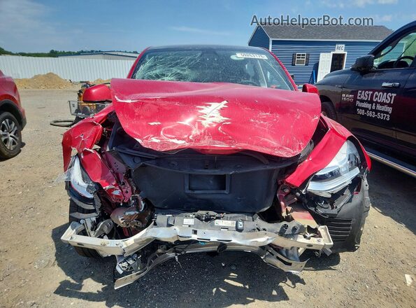 7SAYGDEE1NF321583 2022 TESLA MODEL Red Front view
