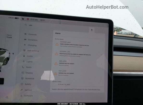 7SAYGDEE1NF332650 2022 TESLA MODEL Y White 
