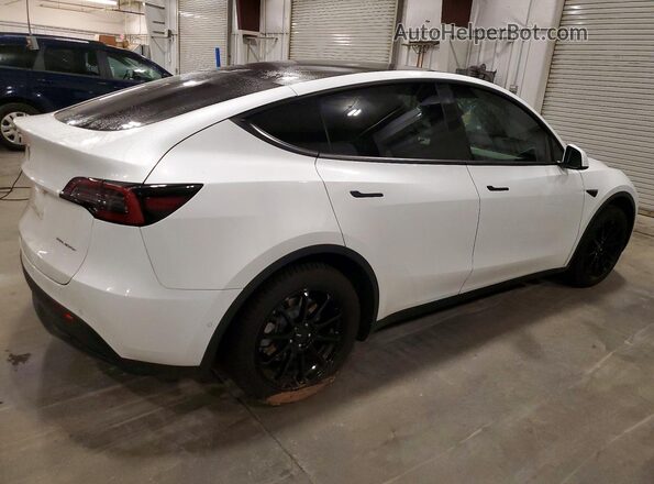7SAYGDEE1NF354647 2022 TESLA MODEL White Задня права чверть