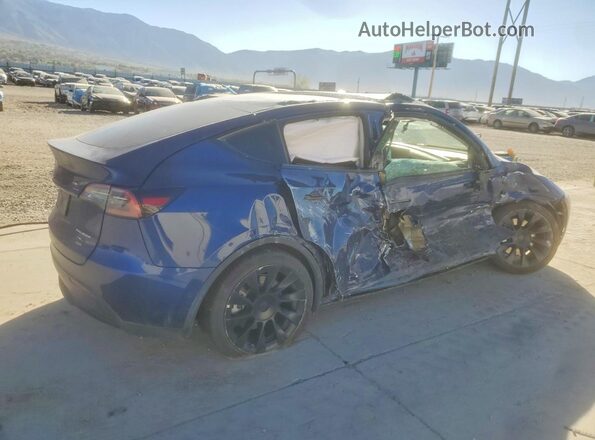 7SAYGDEE1NF387177 2022 TESLA MODEL Blue Trasero derecho