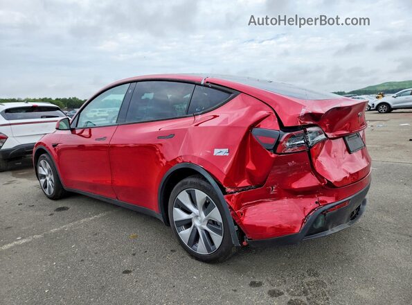 7SAYGDEE1NF538633 2022 TESLA MODEL Красный Передняя правая четверть