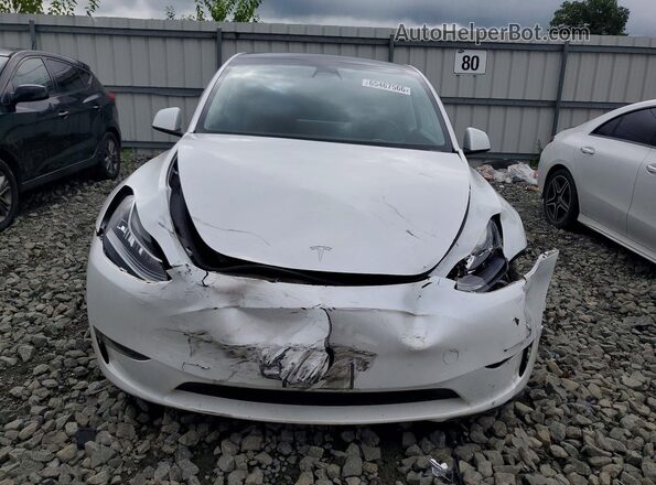 7SAYGDEE1PA114157 2023 TESLA MODEL Белый Вид спереди