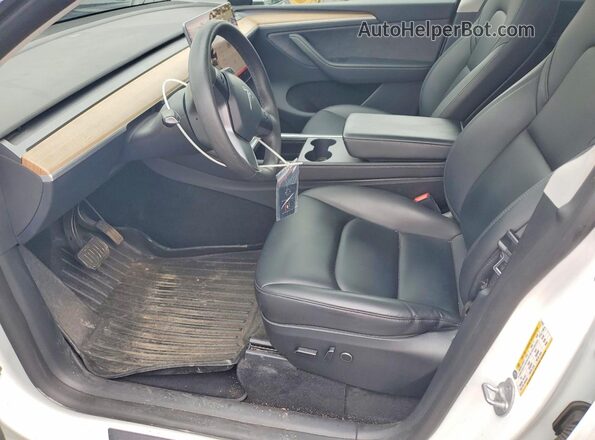 7SAYGDEE1PA114157 2023 TESLA MODEL Белый Вид салона спереди