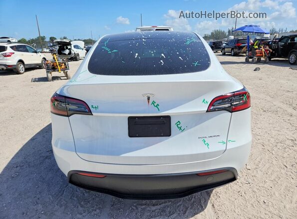 7SAYGDEE1PA129418 2023 TESLA MODEL Белый Вид сзади