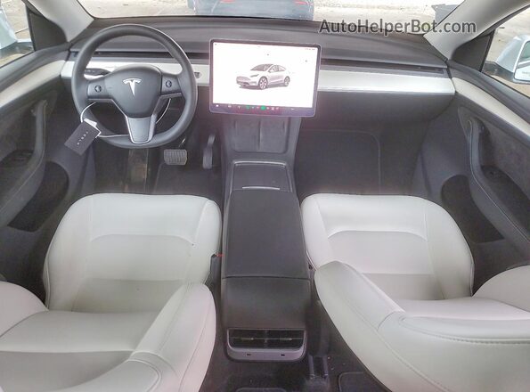 7SAYGDEE1PA167196 2023 TESLA MODEL White Вид панелі приладів