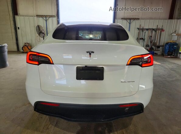 7SAYGDEE1PF611177 2023 TESLA MODEL Белый Вид сзади