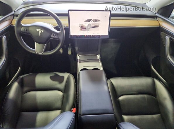 7SAYGDEE1PF611177 2023 TESLA MODEL Белый Вид панели приборов