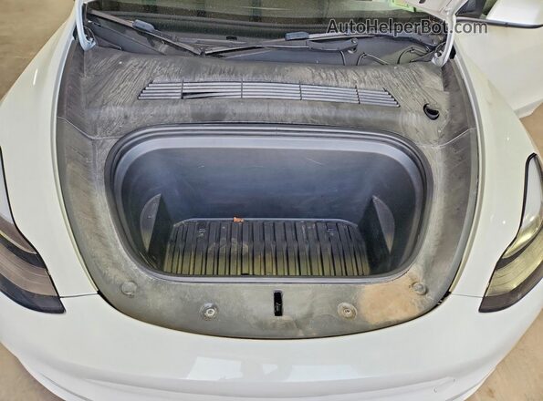 7SAYGDEE1PF611177 2023 TESLA MODEL Белый Вид задней части салона