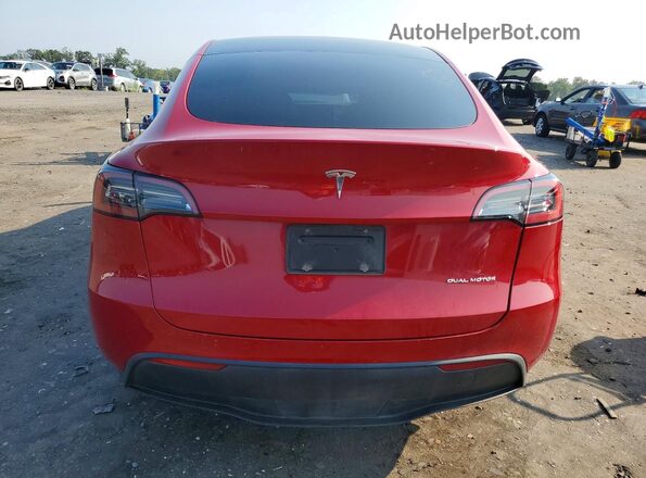 7SAYGDEE1PF702613 2023 TESLA MODEL Red Vista trasera