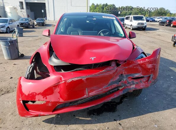 7SAYGDEE1PF702613 2023 TESLA MODEL Red Vista frontal