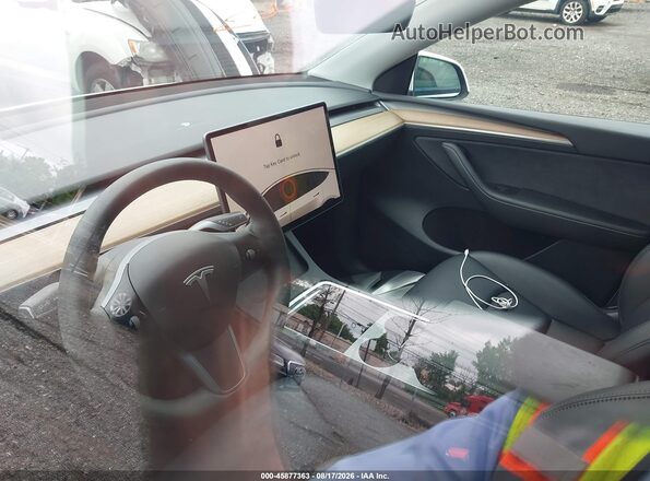 7SAYGDEE1PF771172 2023 TESLA MODEL Y White Rear seats view