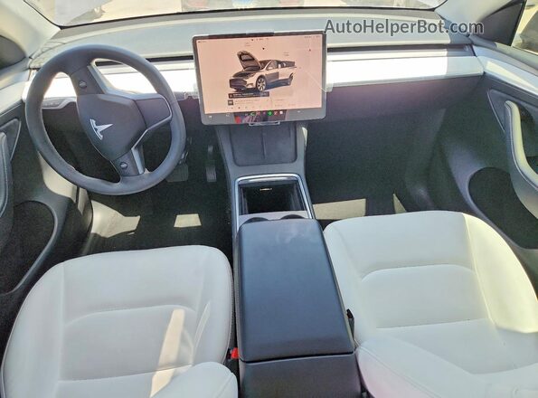 7SAYGDEE1PF853435 2023 TESLA MODEL Gray წინა პანელის ხედი
