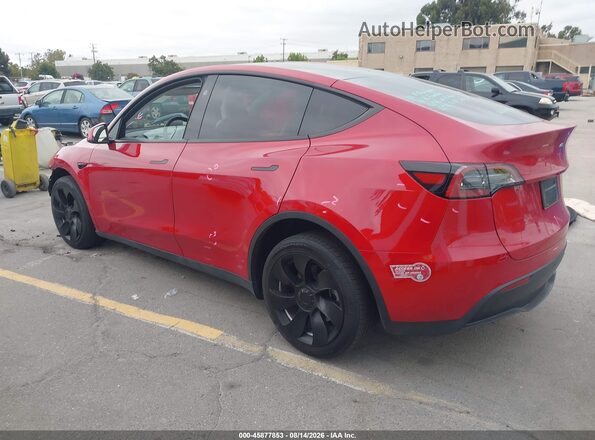 7SAYGDEE1PF917912 2023 TESLA MODEL Y Red Rear left