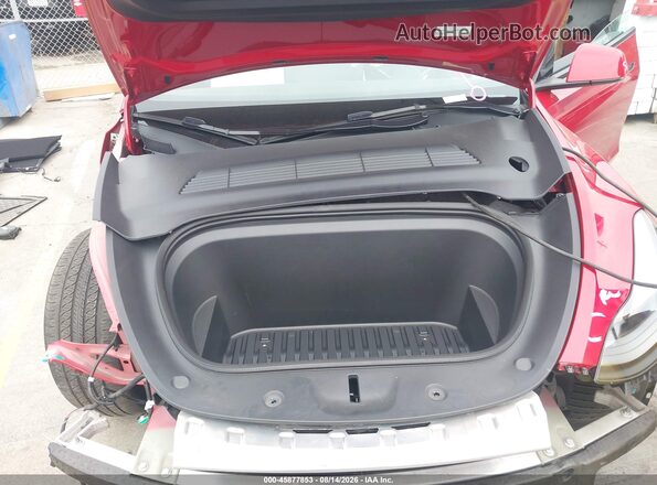 7SAYGDEE1PF917912 2023 TESLA MODEL Y Red Rear view