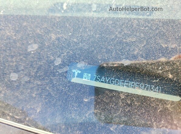 7SAYGDEE1PF971341 2023 TESLA MODEL Blue Շարժիչի բաժամունքի տեսք