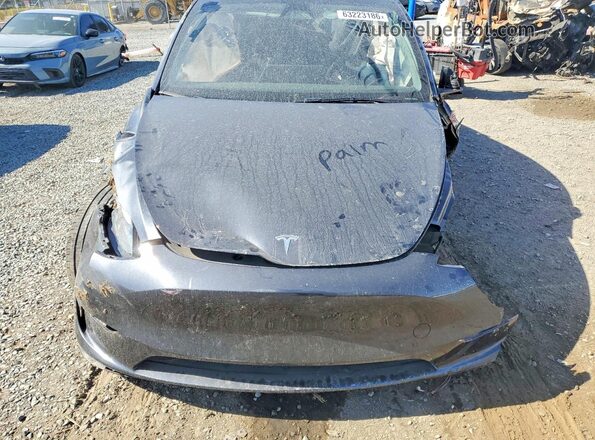 7SAYGDEE1RA233359 2024 TESLA MODEL Gray უკანა სალონის ხედი