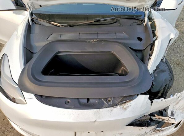 7SAYGDEE1RA280567 2024 TESLA MODEL Белый Вид задней части салона