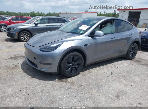 7SAYGDEE1RA309582 2024 TESLA MODEL Y Gray Передня ліва чверть