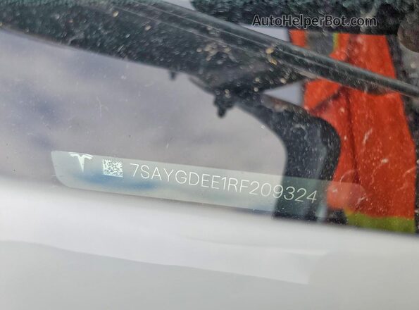 7SAYGDEE1RF209324 2024 TESLA MODEL White Շարժիչի բաժամունքի տեսք