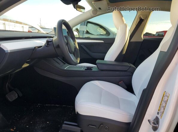 7SAYGDEE1SF263437 2025 TESLA MODEL White Սալոնի դիմացի տեսք