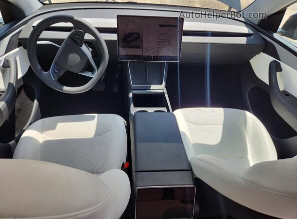 7SAYGDEE1TA629198 2026 TESLA MODEL Black Dashboard view