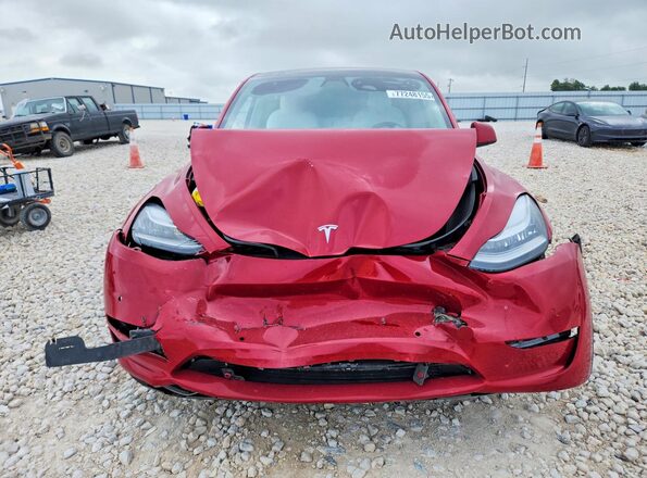 7SAYGDEE2NF361350 2022 TESLA MODEL Red Vista frontal