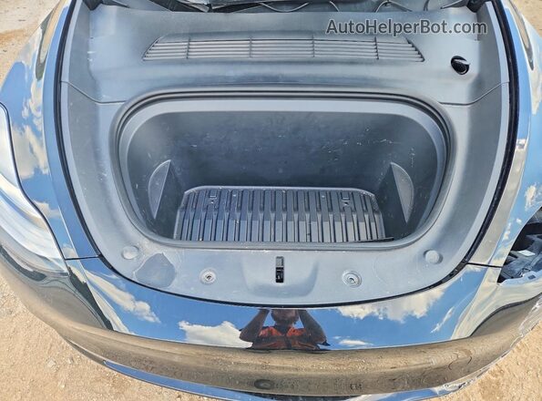 7SAYGDEE2NF427749 2022 TESLA MODEL Черный Вид задней части салона