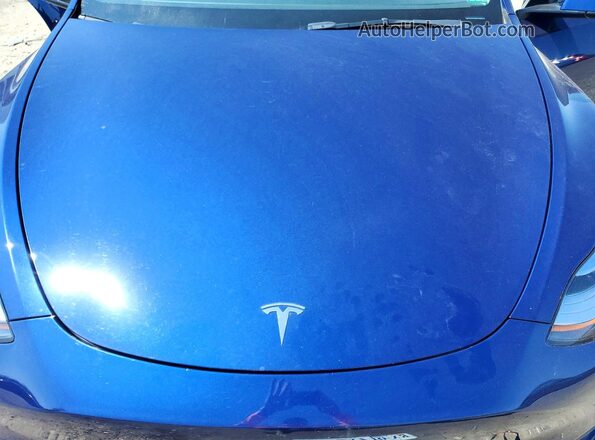 7SAYGDEE2PA024645 2023 TESLA MODEL Blue Rear interior view