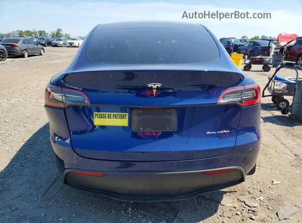 7SAYGDEE2PA024645 2023 TESLA MODEL Blue Rear view