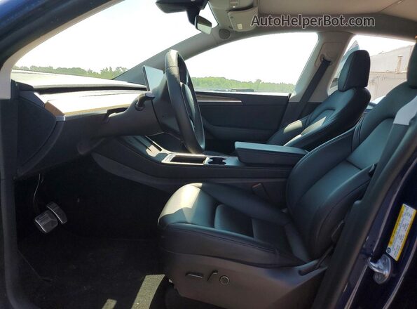 7SAYGDEE2PA024645 2023 TESLA MODEL Blue Front interior view