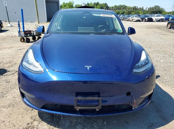 7SAYGDEE2PA024645 2023 TESLA MODEL Blue Front view