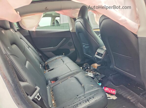 7SAYGDEE2PA096123 2023 TESLA MODEL White Rear seats view