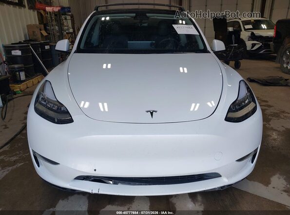 7SAYGDEE2PF613956 2023 TESLA MODEL Y Белый Вид задней части салона