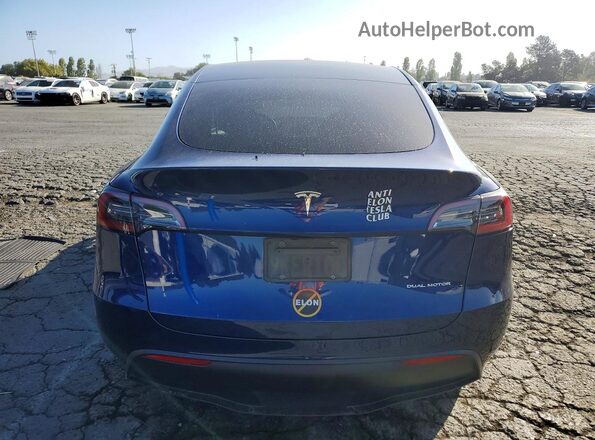 7SAYGDEE2PF949459 2023 TESLA MODEL Синий Вид сзади