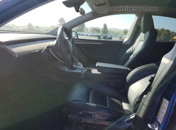 7SAYGDEE2PF949459 2023 TESLA MODEL Синий Вид салона спереди