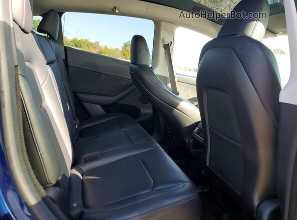 7SAYGDEE2PF949459 2023 TESLA MODEL Синий Вид задних сидений